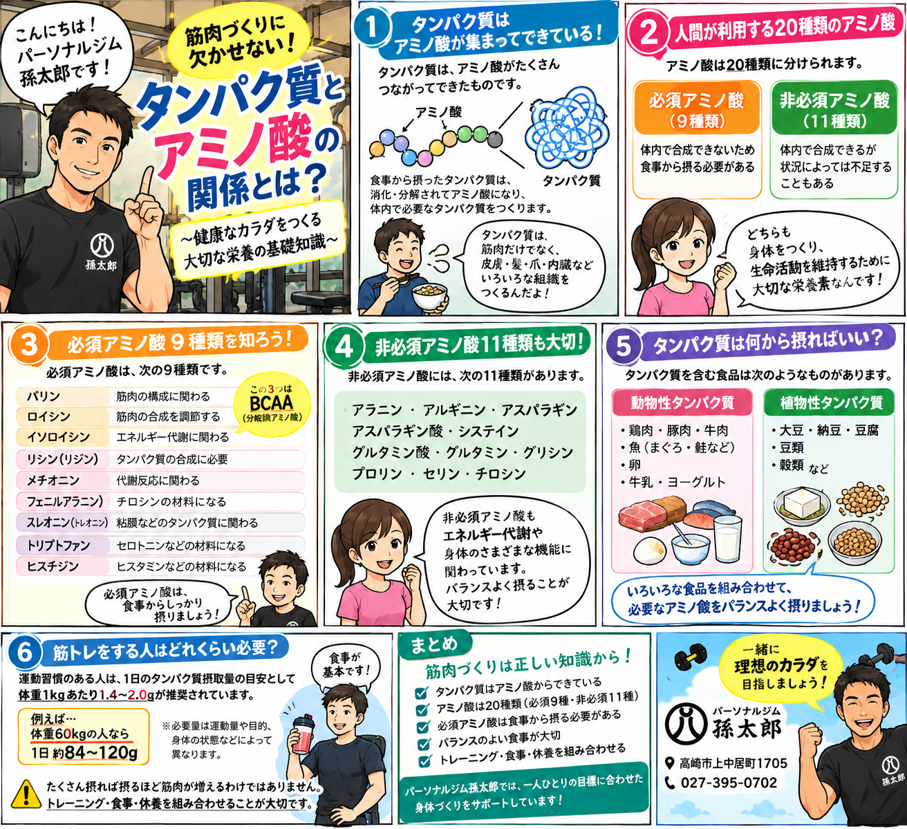 💪 タンパク質とアミノ酸の関係とは？筋肉づくりに欠かせない栄養の基礎知識！